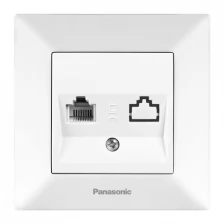 Розетка компьютерная Panasonic Arkedia (WMTC04052WH-RU) скрыт. IP20 белый (упак. :1шт)